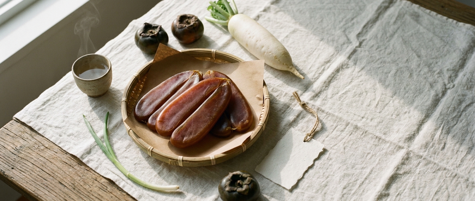 冬日烏魚子切片特寫